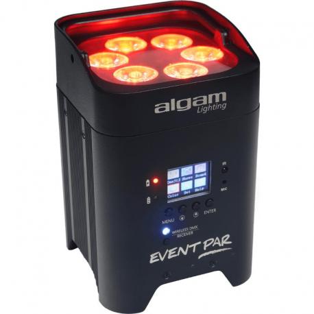 Algam Lightning - Projecteur Par sur Batterie Hex Par sur batterie LED 6 x 12W RGBWAUV