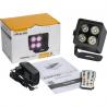 Algam Lightning - Projecteur Par sur Batterie Quad 4 LED 4W RGB+WW IR, DMX sans fil, IP65