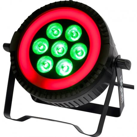 Algam Lightning - Projecteur Par Wash LED 7x 6W + anneau RVB LED