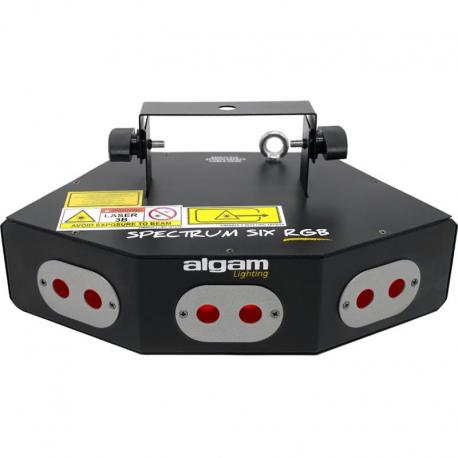 Algam Lightning - Laser d'animation 6 faisceaux 360mW RGB