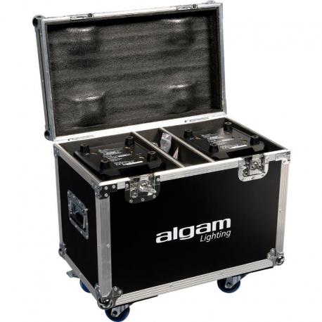 Algam Lightning - Flight-case pour 2 lyres MW1915Z