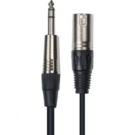 Yellow Cable - Câble Audio Jack stéréo mâle/XLR mâle 6m K14-6