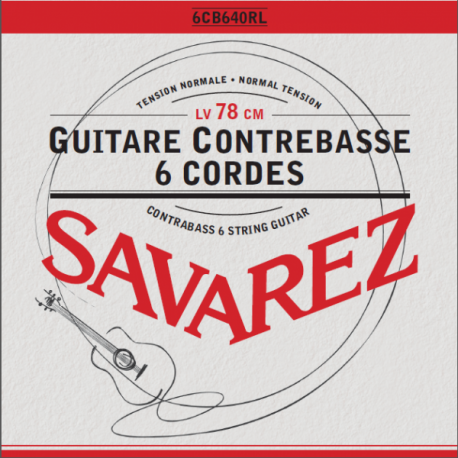 Savarez - Cordes de contrebasse 6 cordes 6CB640RL