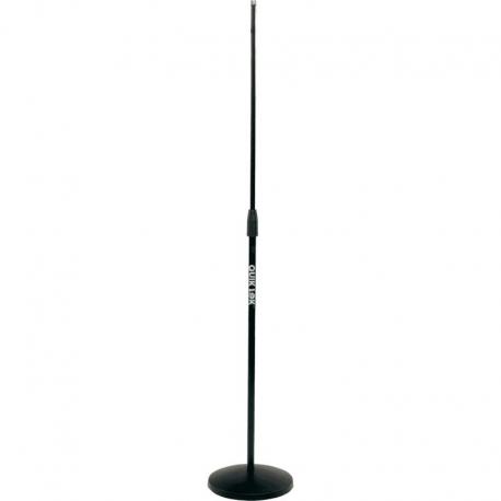 Quiklok - Support microphone droit 300 Microlite Base Ronde