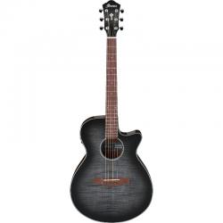 Ibanez - Guitare électro-acoustique AEG70TCH Transparent Charcoal Burst High Gloss 