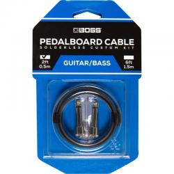 Boss - Kit de câblage pour pedalboard sans soudure 0,5M