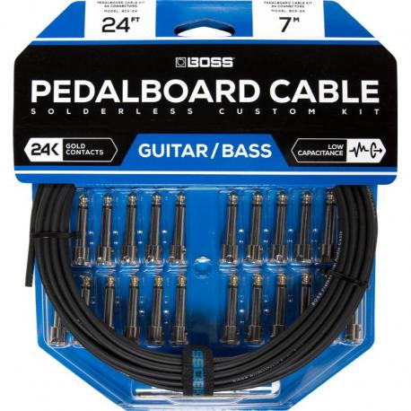 Boss - Kit de câblage pour pedalboard sans soudure 7M