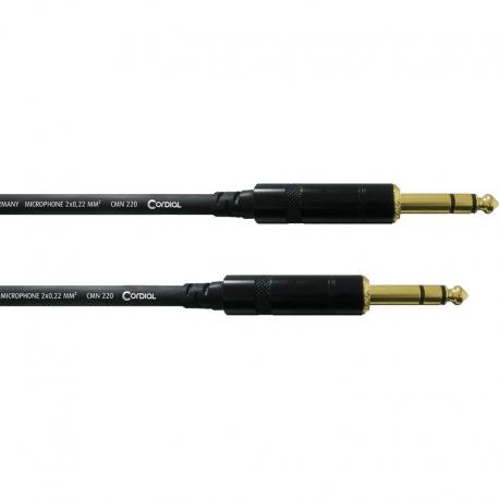 Cordial - Câble Audio Jack stéréo m./m. - 1.5m