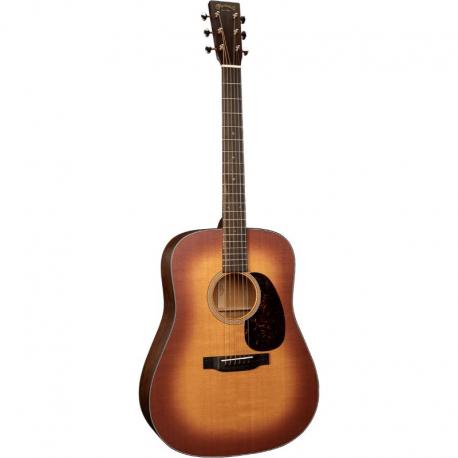 Martin - Guitare Folk Dreadnought - D-18 Satin Amberburst