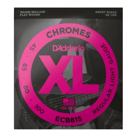 D'Addario - Cordes Basses ECB81S Tension Light Short Scale 45-100