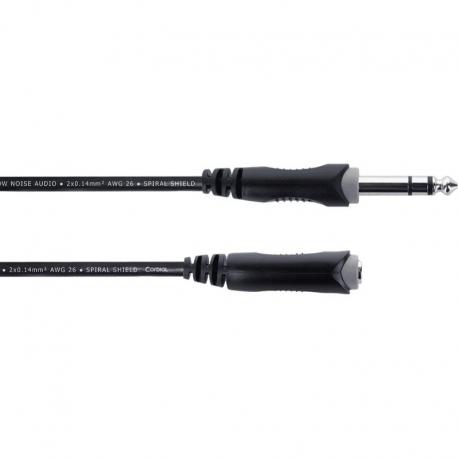 Cordial - Cable Audio Jack stéréo m./f. - 5m