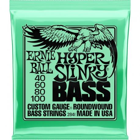 Ernie Ball - Jeux Cordes Basse Hyper slinky 40-60-80-100