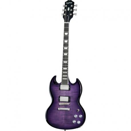 Epiphone - Guitare Electrique SG Modern Figured Purple Burst