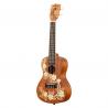Kala - Ukulélé Gardenia Mahogany, Concert, livré avec housse motif Voyage