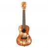 Kala - Ukulélé Gardenia Mahogany, Concert, livré avec housse motif Voyage