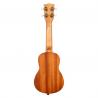 Kala - Hibiscus Mahogany, Soprano, livré avec housse motif Voyage