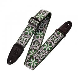 Levy's - Sangle 5 cm, tissu avec motifs Hootenany, dos polypropylène - Design 011