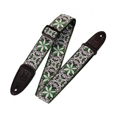 Levy's - Sangle 5 cm, tissu avec motifs Hootenany, dos polypropylène - Design 011