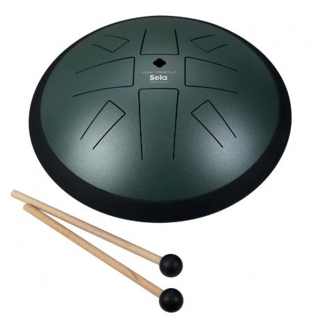 Sela Percussion - Tongue Drum Melody 25cm C Golden Dark Gate Green
