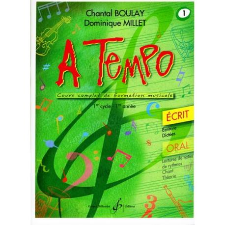 A Tempo – Partie Ecrite – Vol.1 BOULAY CHANTAL