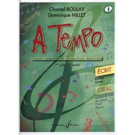 A Tempo – Partie Ecrite – Vol.3 BOULAY CHANTAL