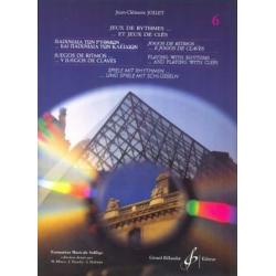 Jeux De Rythmes Et Jeux De Clés – 6 Langues – Elem 2 – Vol.6 JOLLET JEAN-CLEMENT
