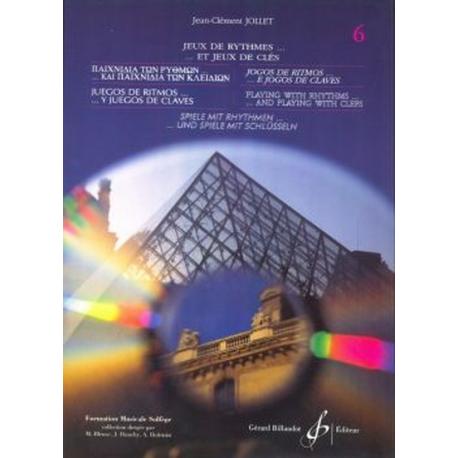 Jeux De Rythmes Et Jeux De Clés – 6 Langues – Elem 2 – Vol.6 JOLLET JEAN-CLEMENT