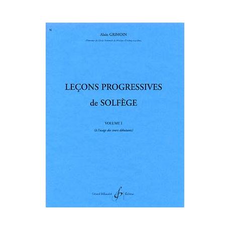 30 Lecons Progressives De Solfège Vol.1 GRIMOIN ALAIN