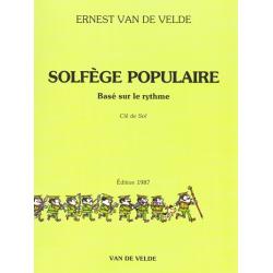 Solfège Populaire – Clé De Sol VAN DE VELDE ERNEST