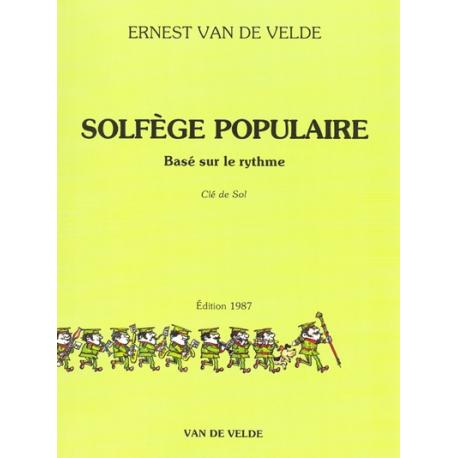 Solfège Populaire – Clé De Sol VAN DE VELDE ERNEST