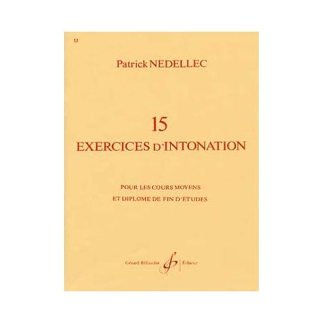 15 Exercices D’Intonation NEDELLEC PATRICK