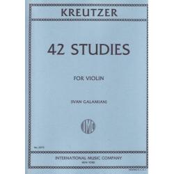 42 Studies KREUTZER RODOLPHE
