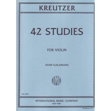 42 Studies KREUTZER RODOLPHE