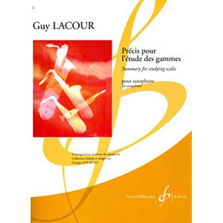 Précis Pour L’Etude Des Gammes LACOUR GUY