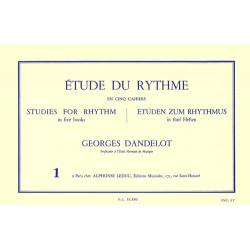 Etude Du Rythme Vol.1 DANDELOT GEORGES