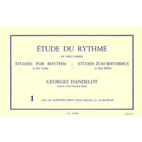 Etude Du Rythme Vol.1 DANDELOT GEORGES