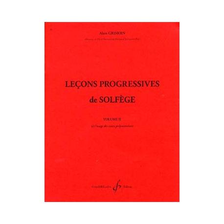 32 Lecons Progressives De Solfège Vol.2 GRIMOIN ALAIN