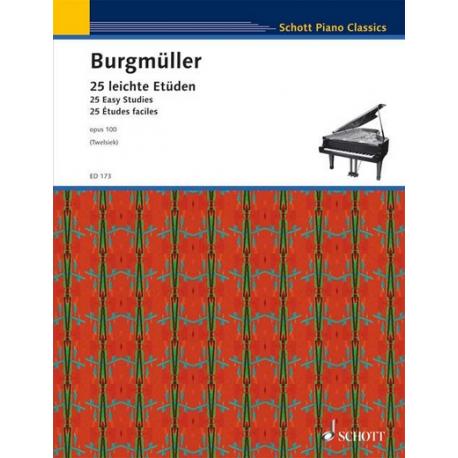 25 Studies Op. 100 BURGMULLER FRIEDRICH