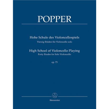 Hohe Schule Des Violoncellospiels POPPER DAVID