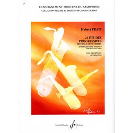 29 Etudes Progressives Tres Faciles Et Faciles PRATI HUBERT