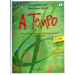 A Tempo – Partie Ecrite – Vol.2 BOULAY CHANTAL