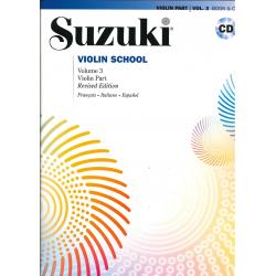 Violin School Vol.3 SUZUKI SHINICHI