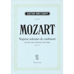 Vesperae Solennes Kv 339 MOZART WOLFGANG AMADEUS