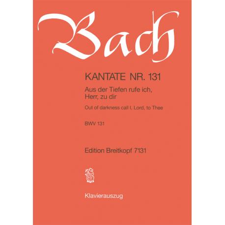 Kantate 131 Aus Der Tiefe Ruf BACH JOHANN SEBASTIAN
