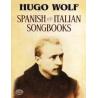 Spanish And Italian Songbooks WOLF HUGO