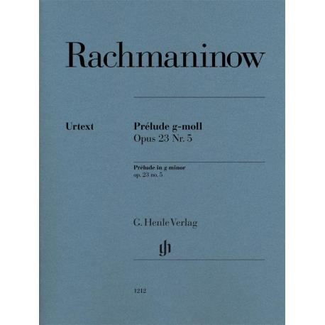 Prélude G Minor Op. 23 5 RACHMANINOV SERGEI