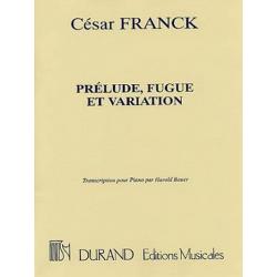 Prelude Fugue Et Variation Op. 18 Piano (Bauer) FRANCK