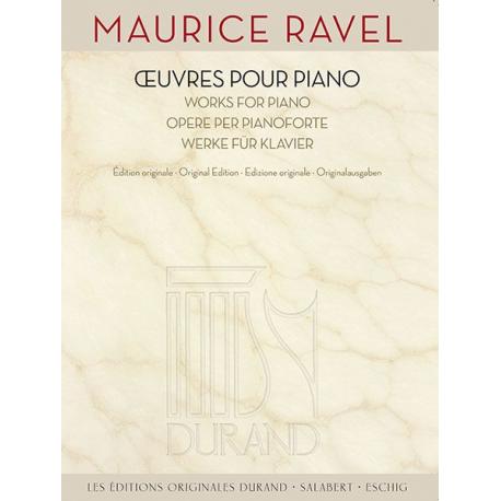 Oeuvres Pour Piano – Works For Piano RAVEL MAURICE