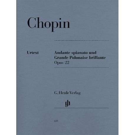Andante Spinato And Grande Polonaise Brillante E Flat Major Op. 22 CHOPIN FREDERIC