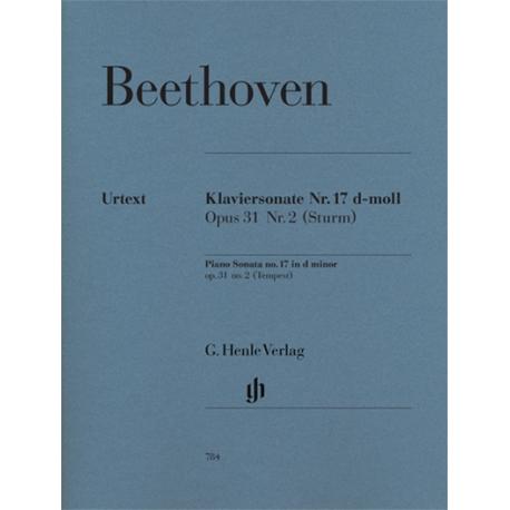 Piano Sonata 17 D Minor Op. 31, 2 (Tempest) BEETHOVEN LUDWIG VAN